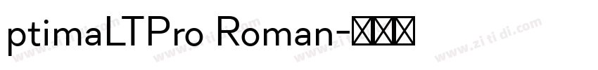 ptimaLTPro Roman字体转换